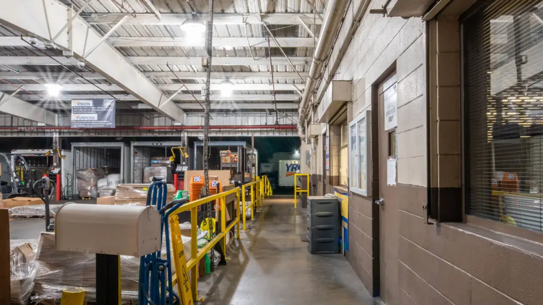 After: Dock and warehouse floor