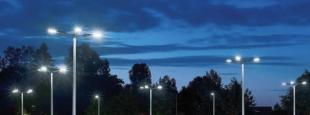 shoe box led lights in action