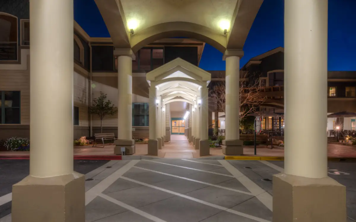 Los Gatos Assisted Living after LED retrofit
