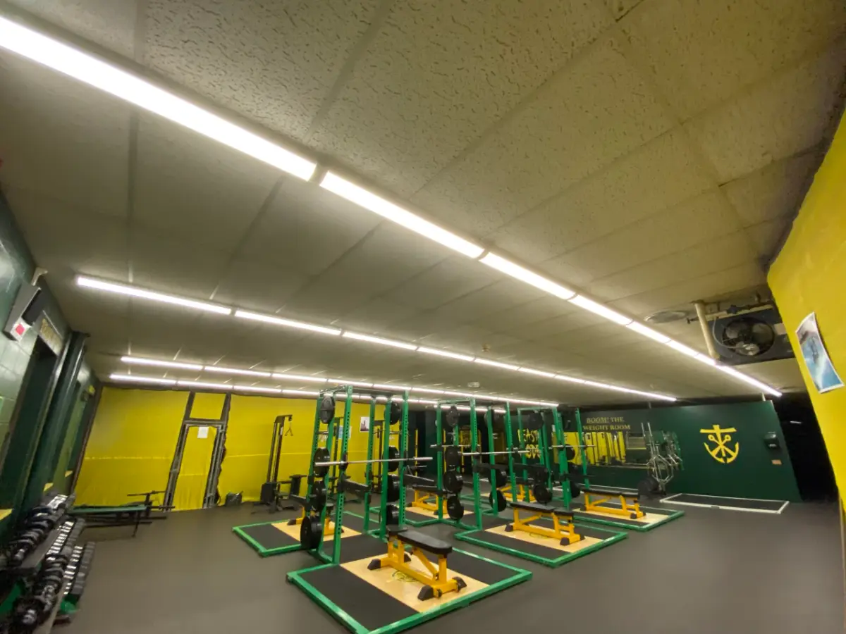 Moreau Catholic High School after LED retrofit