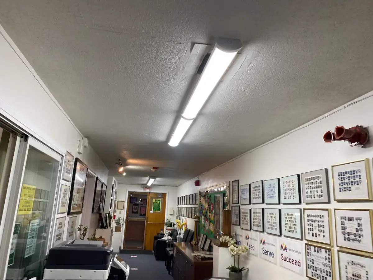 Holy Angels after LED retrofit