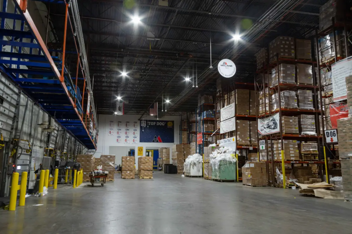 McLane Distribution after LED retrofit