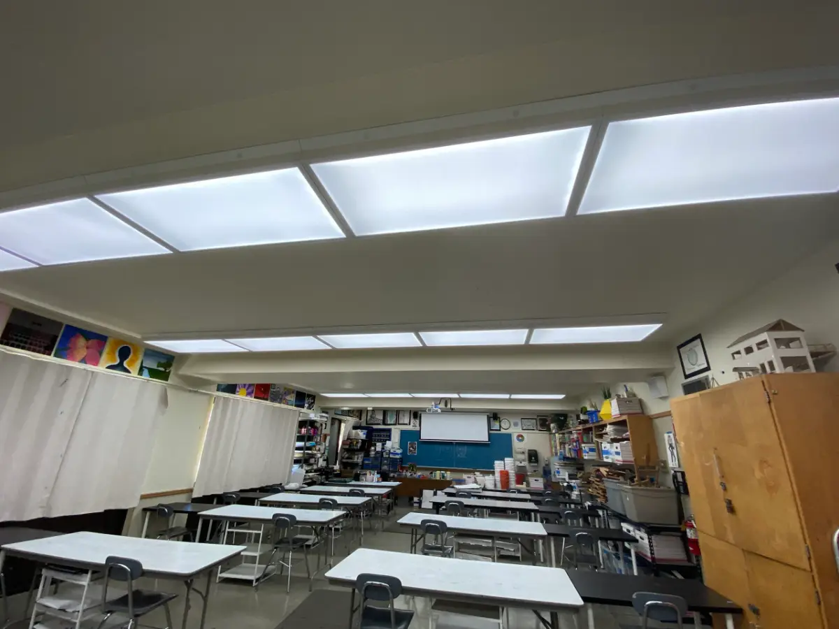 St. Mary’s High School after LED retrofit