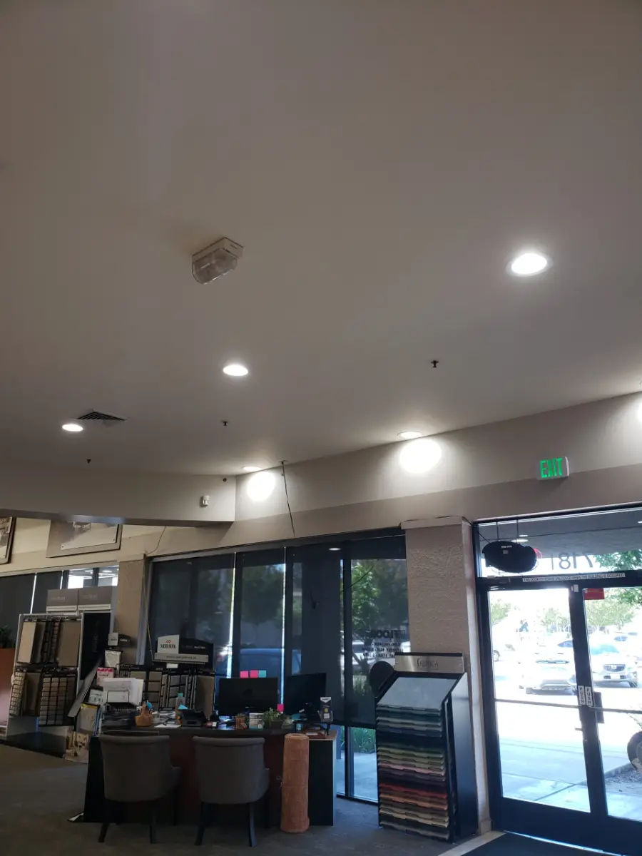 The Floor Store after LED retrofit