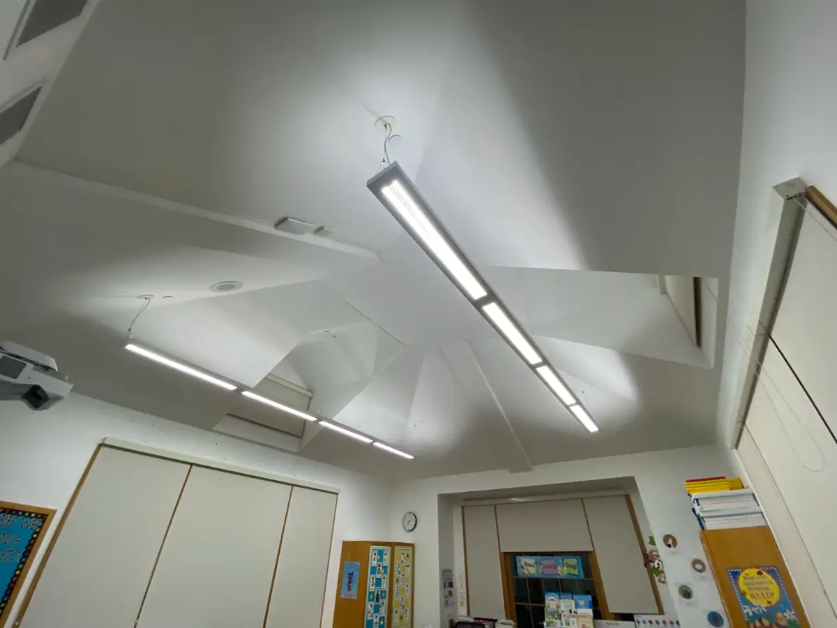 Pinewood School after LED retrofit