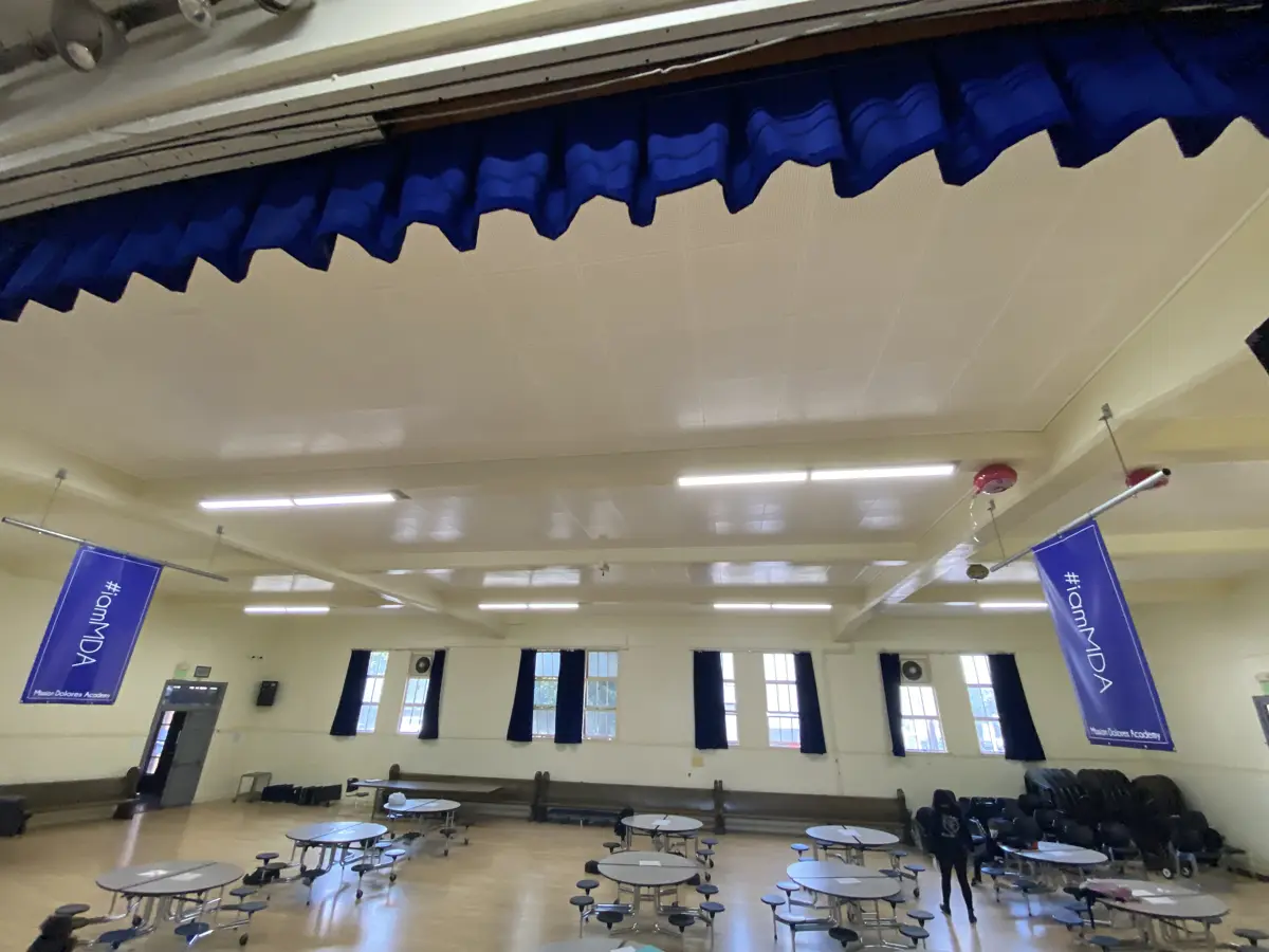 Mission Dolores Academy after LED retrofit