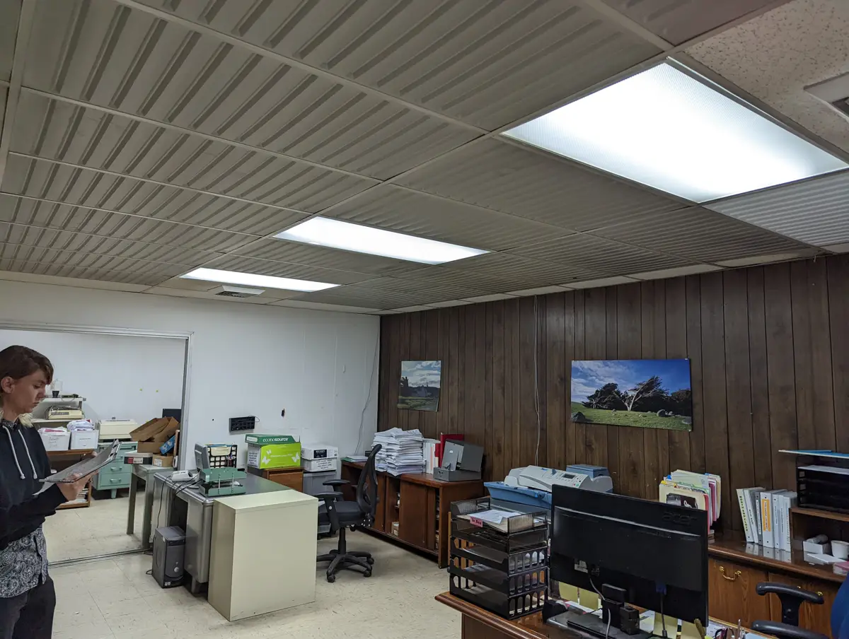 East Bay Blueprint after LED retrofit