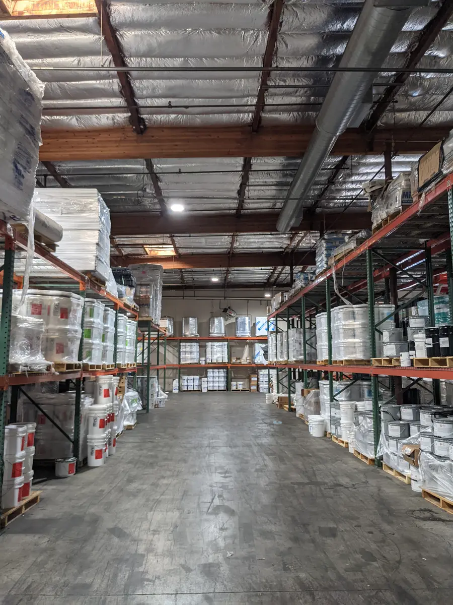 California Waterproofing Supply after LED retrofit