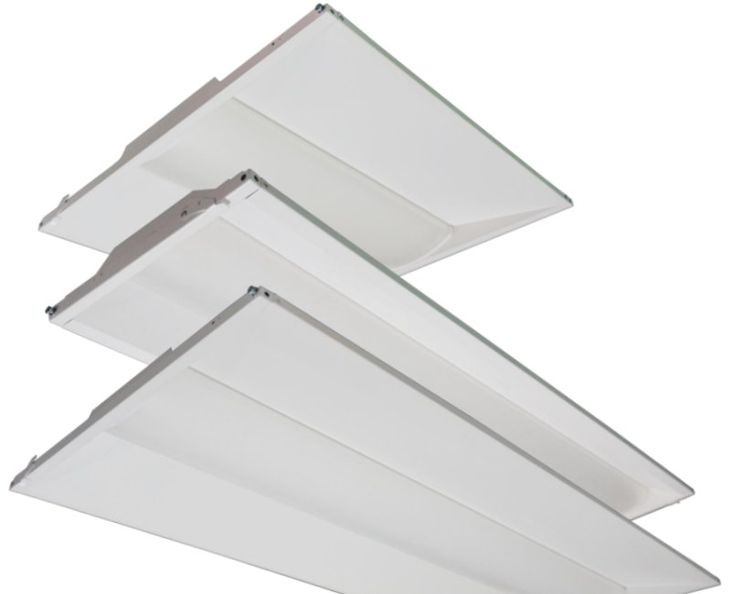 EverWatt LED troffer retrofit kits in 1x4, 2x2 and 2x4 sizes