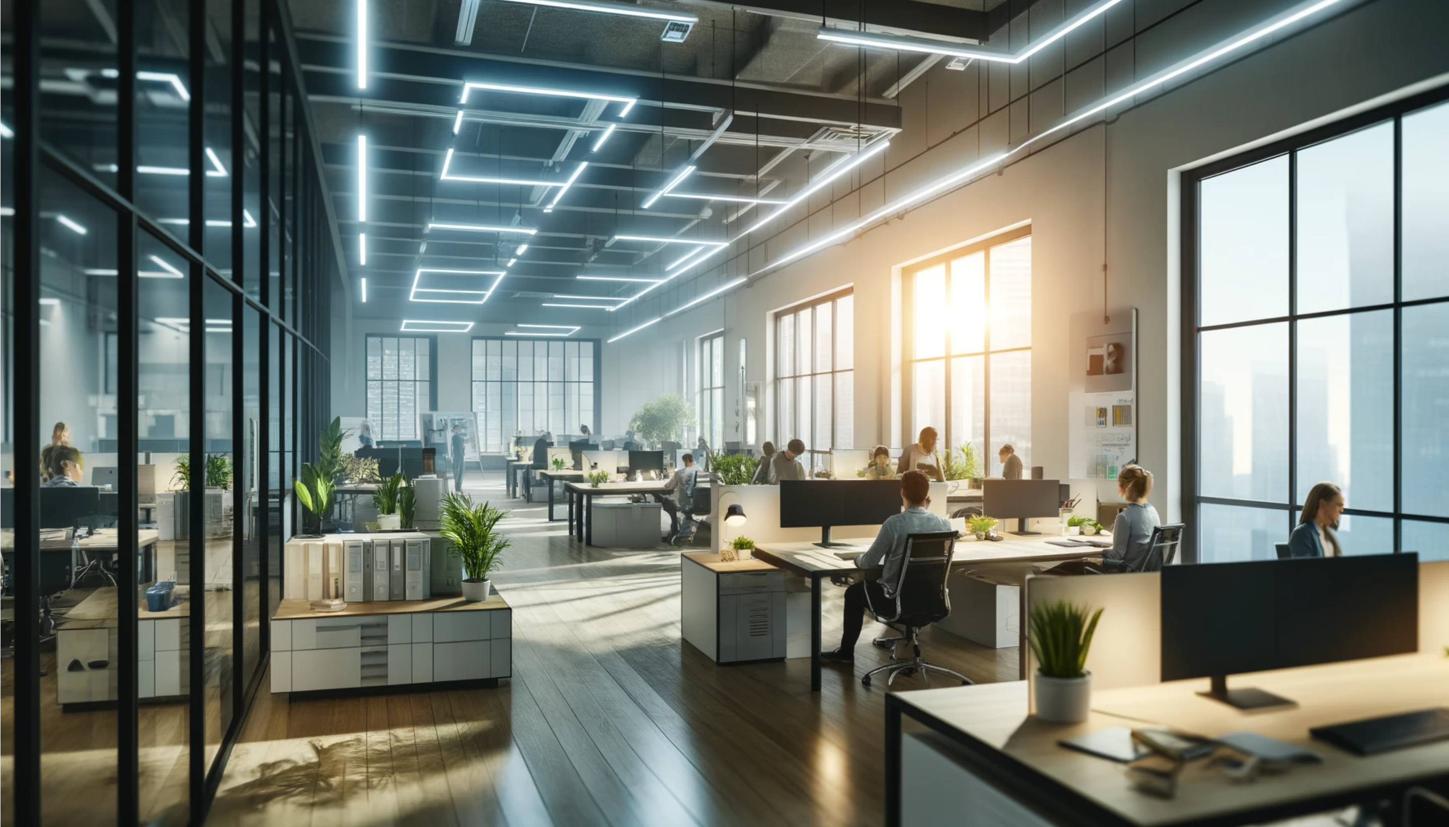 led lighting in the workplace